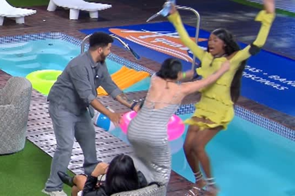 Vídeo Chocante: Briga em Reality Show Termina em Queda na Piscina e Desmaio!