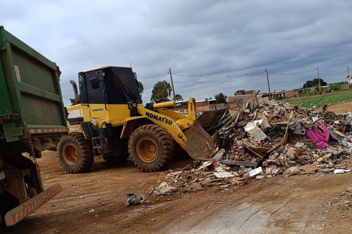 Lixo, entulho e até bichos mortos são retirados das margens de rodovia