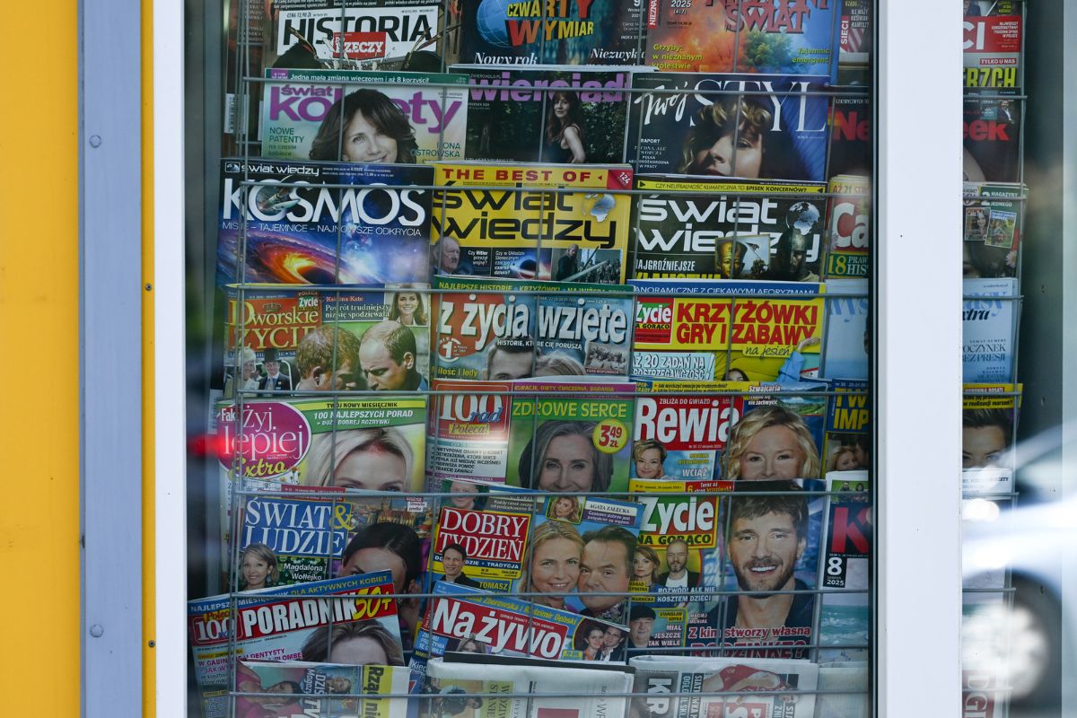 Imagem de banca de revistas