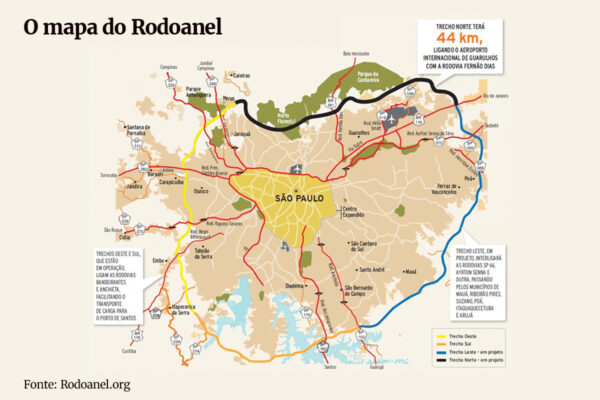 mapa rodoanel mario covas