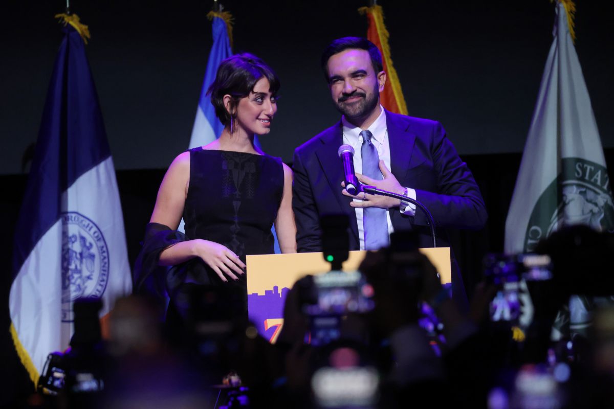 Rama Duwaji e Zohran Mamdani - Metrópoles