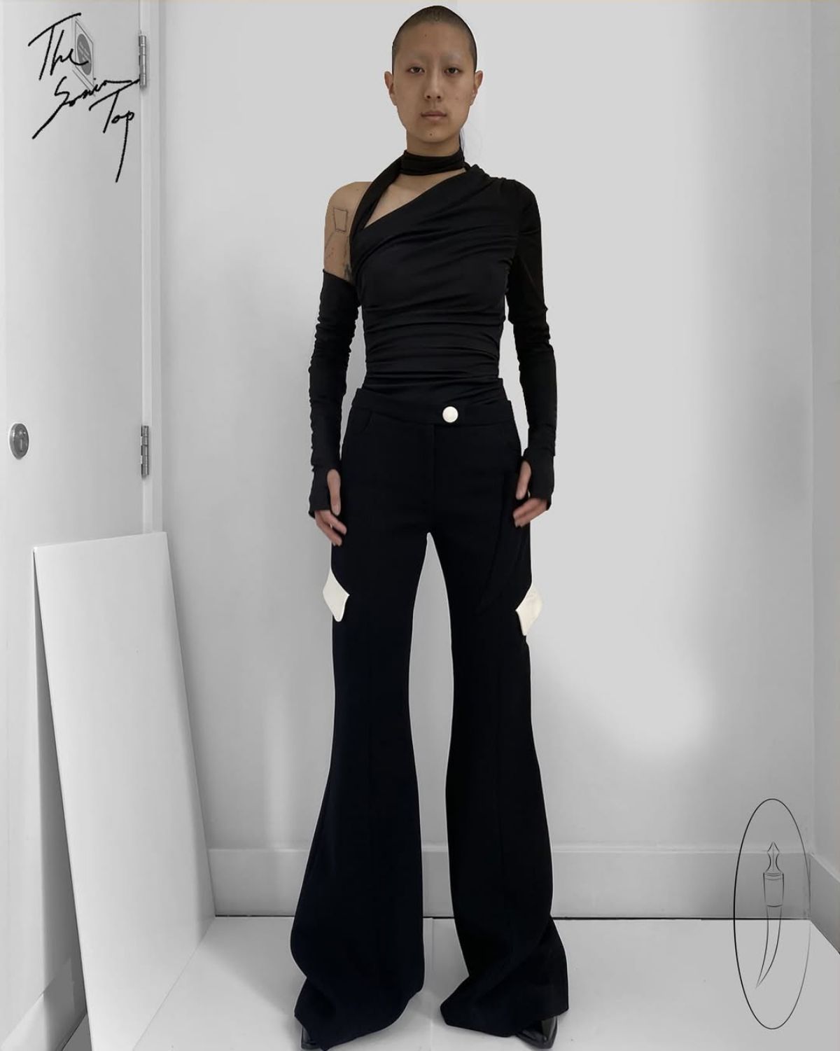 Look do estilista palestino Zeid Hijazi - Metrópoles