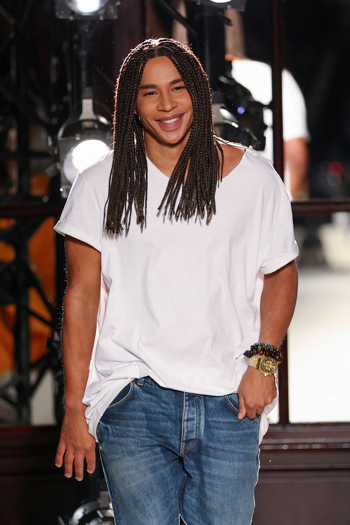 Olivier Rousteing, former creative director of Balmain-Metropole