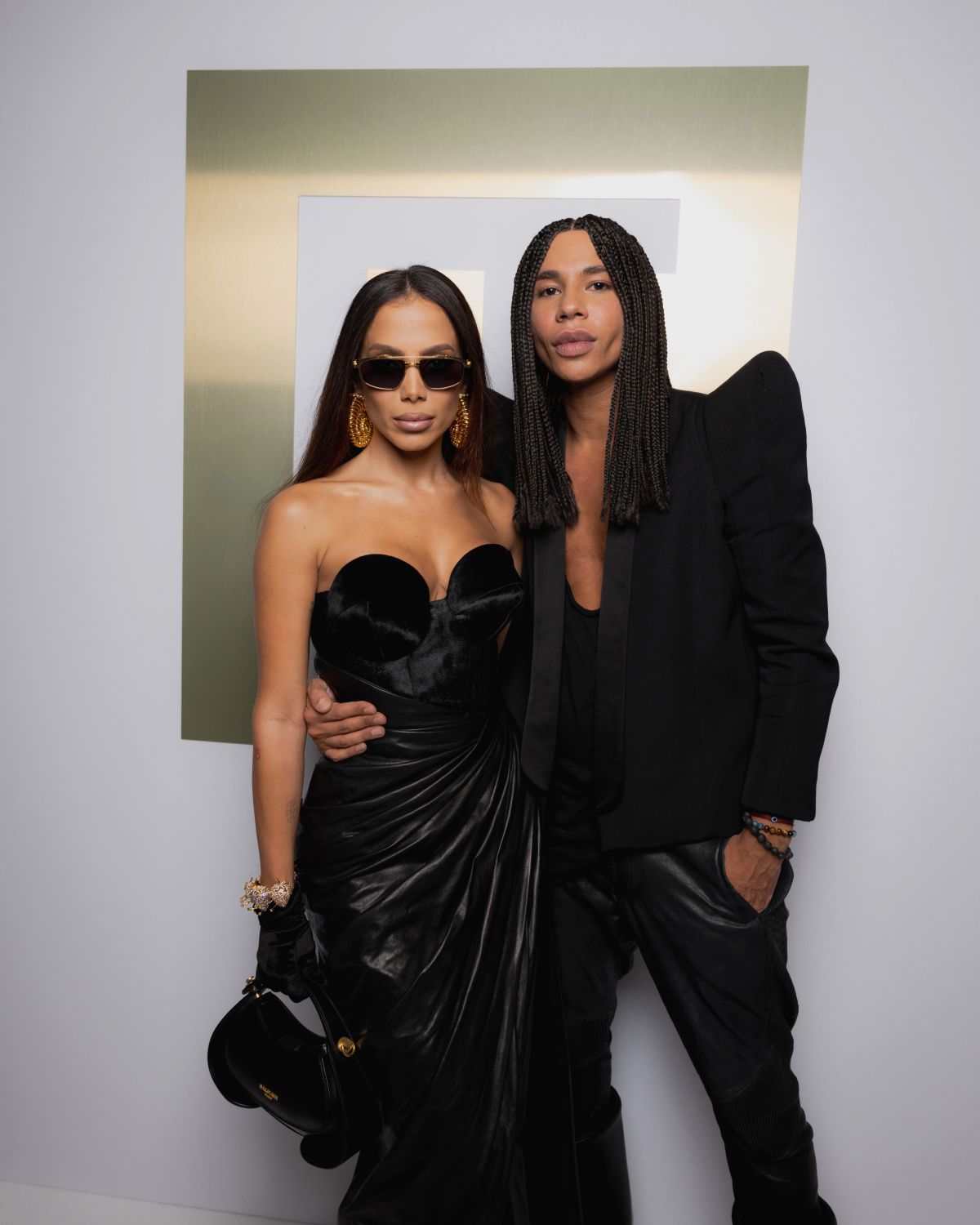 Anitta Rousteing and Olivier Rousteing, former creative directors of Balmain-Metropole