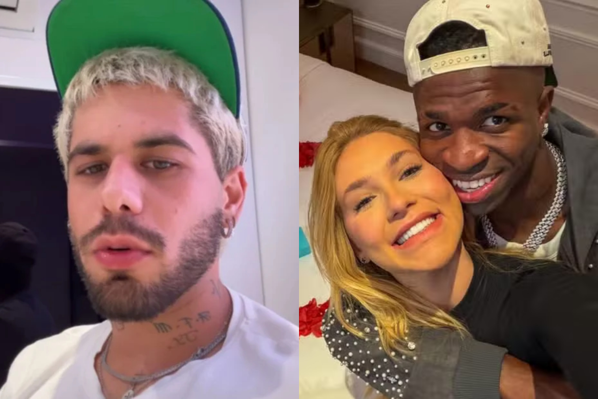 “Que sejam muito felizes”, diz Zé Felipe sobre Virginia e Vini Jr.