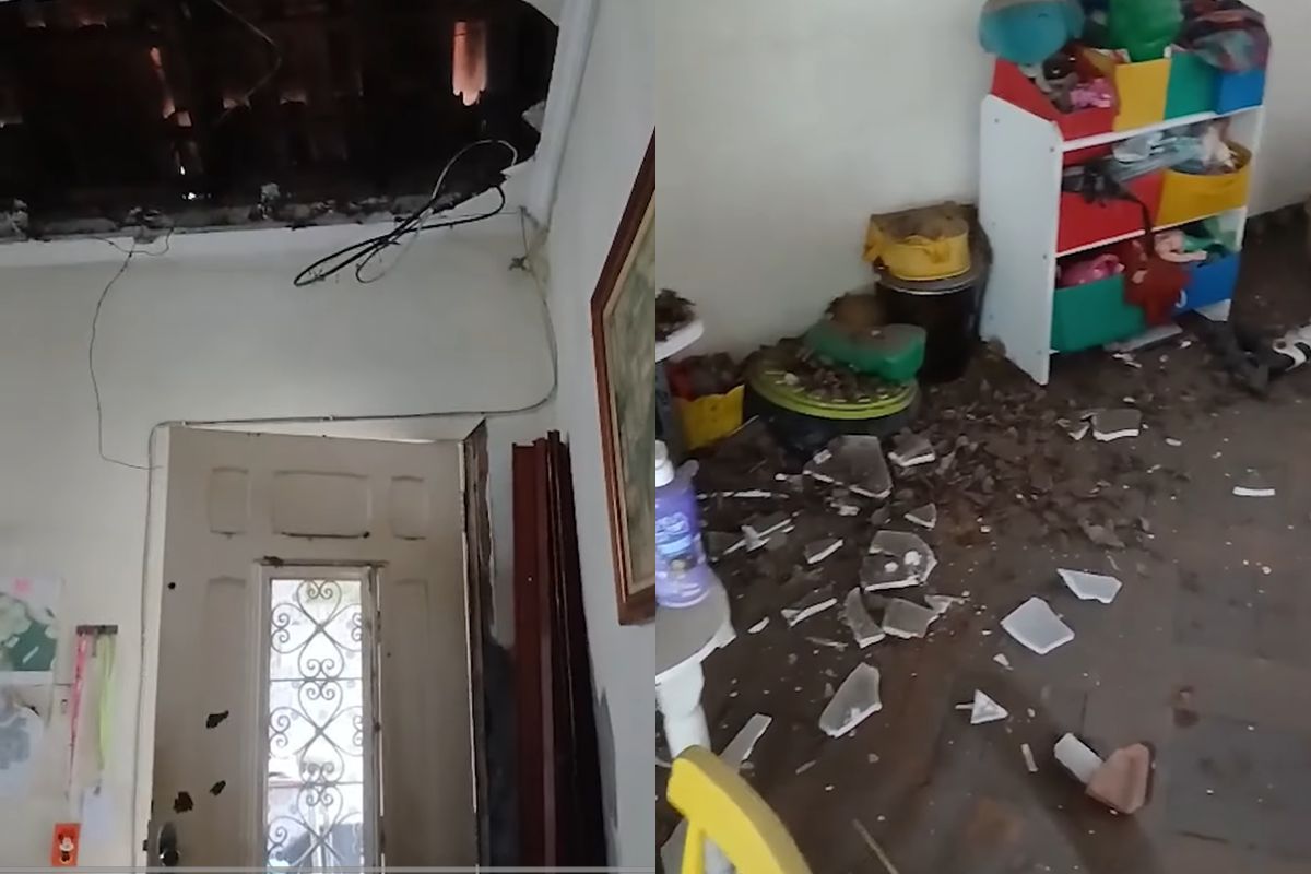 Com casa destruída, moradora diz que explosão “parecia queda de avião”