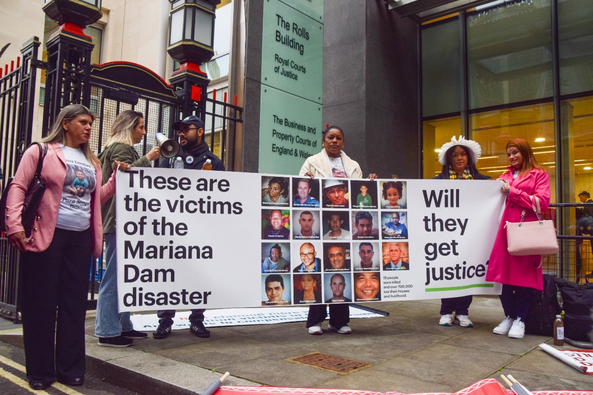 Mariana: vítimas pedem indenização de R$ 250 bilhões a tribunal inglês