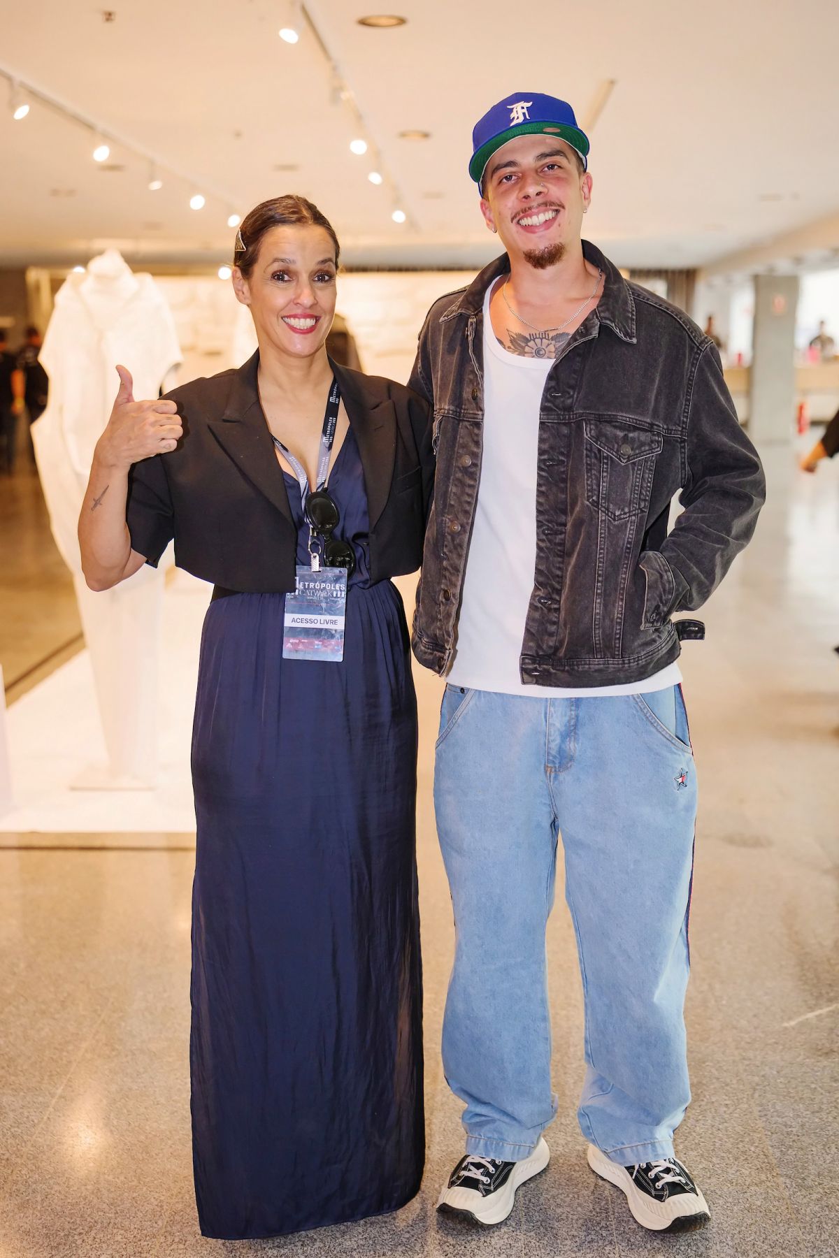 Ilca Maria Estevão e Eduardo Gomes no Metrópoles Catwalk - Metrópoles