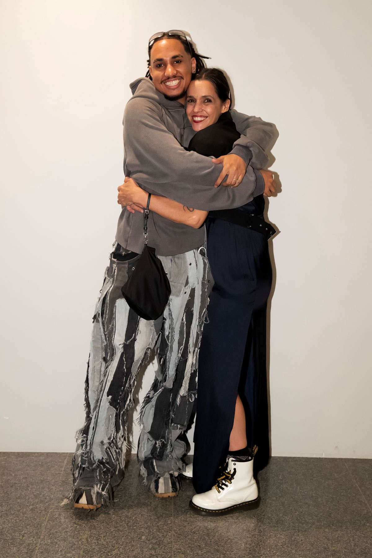 Alisson Abreu e Ilca Maria Estevão, no Metrópoles Catwalk - Metrópoles