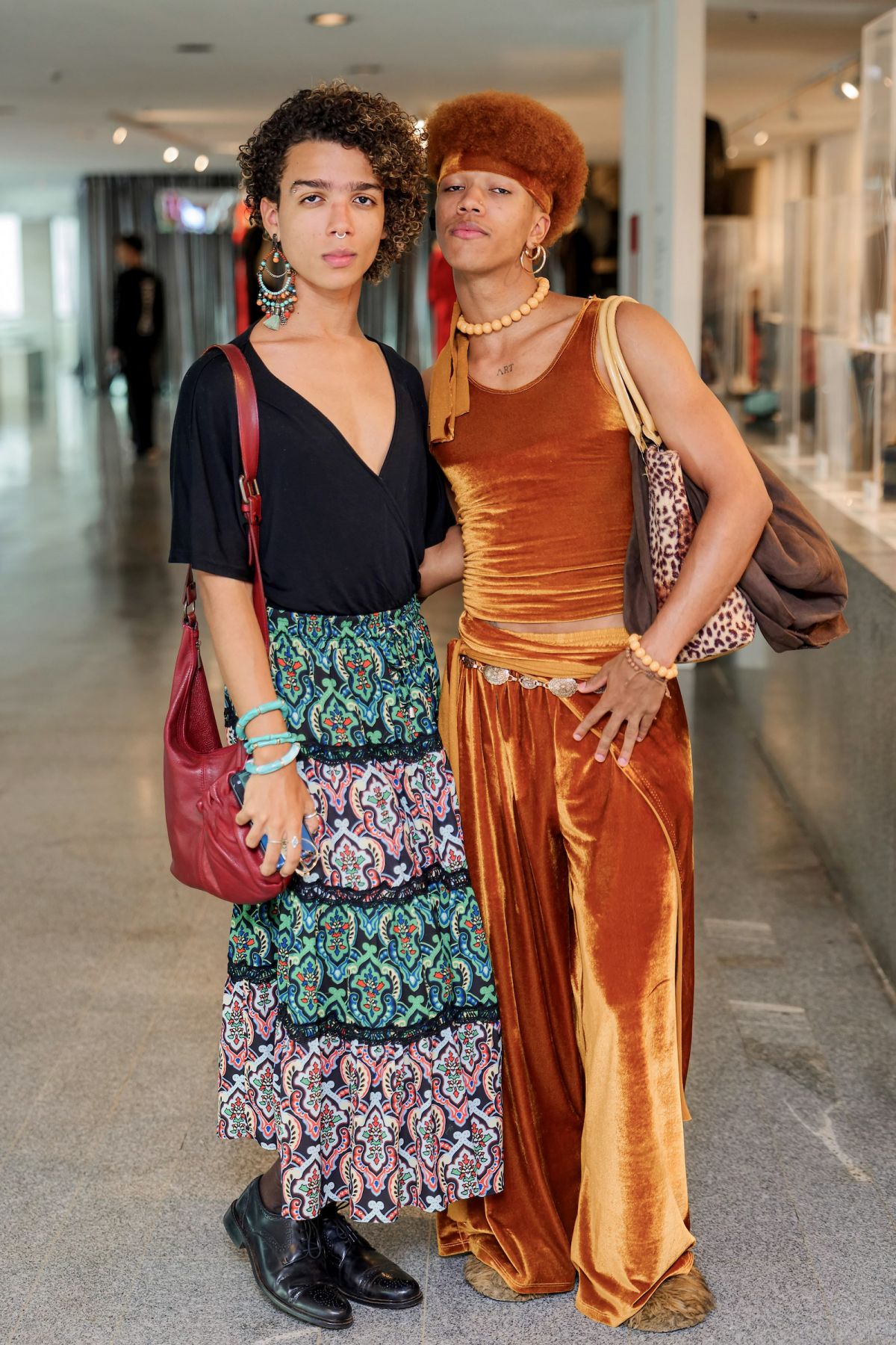 João Gabriel Santana e Joatan Sant, no Metrópoles Catwalk - Metrópoles