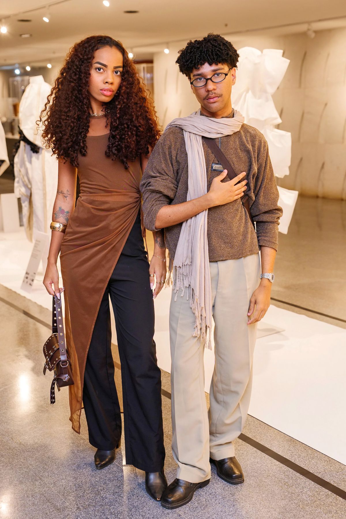 Lais Dias e Tom Folha, no Metrópoles Catwalk - Metrópoles