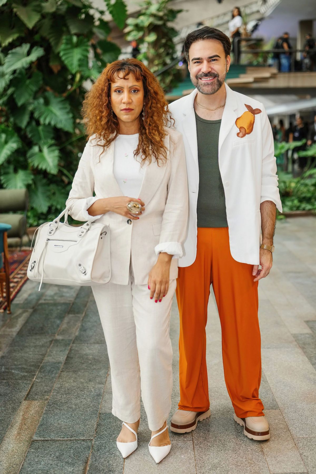 Dai Shmidt e Tiago Malva, no Metrópoles Catwalk - Metrópoles