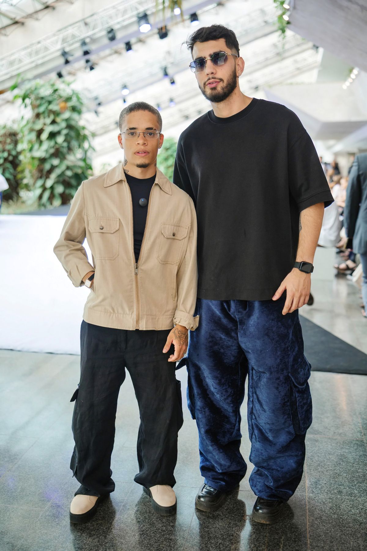 João Pedro Santos e Artur Campos, no Metrópoles Catwalk - Metrópoles