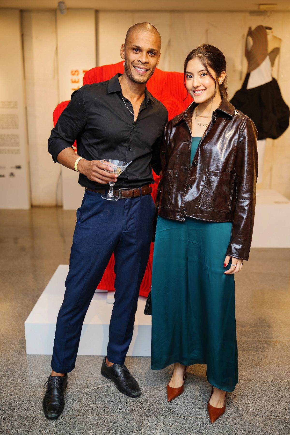 Jeferson Vieira e Raquel Assunção, no Metrópoles Catwalk - Metrópoles