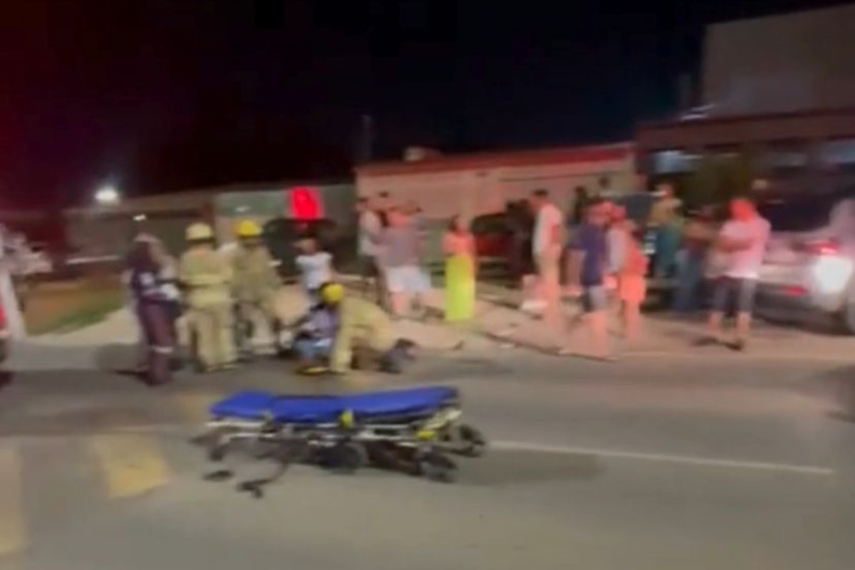 Urgente! Motociclista fica em estado grave após colisão chocante no Recanto das Emas