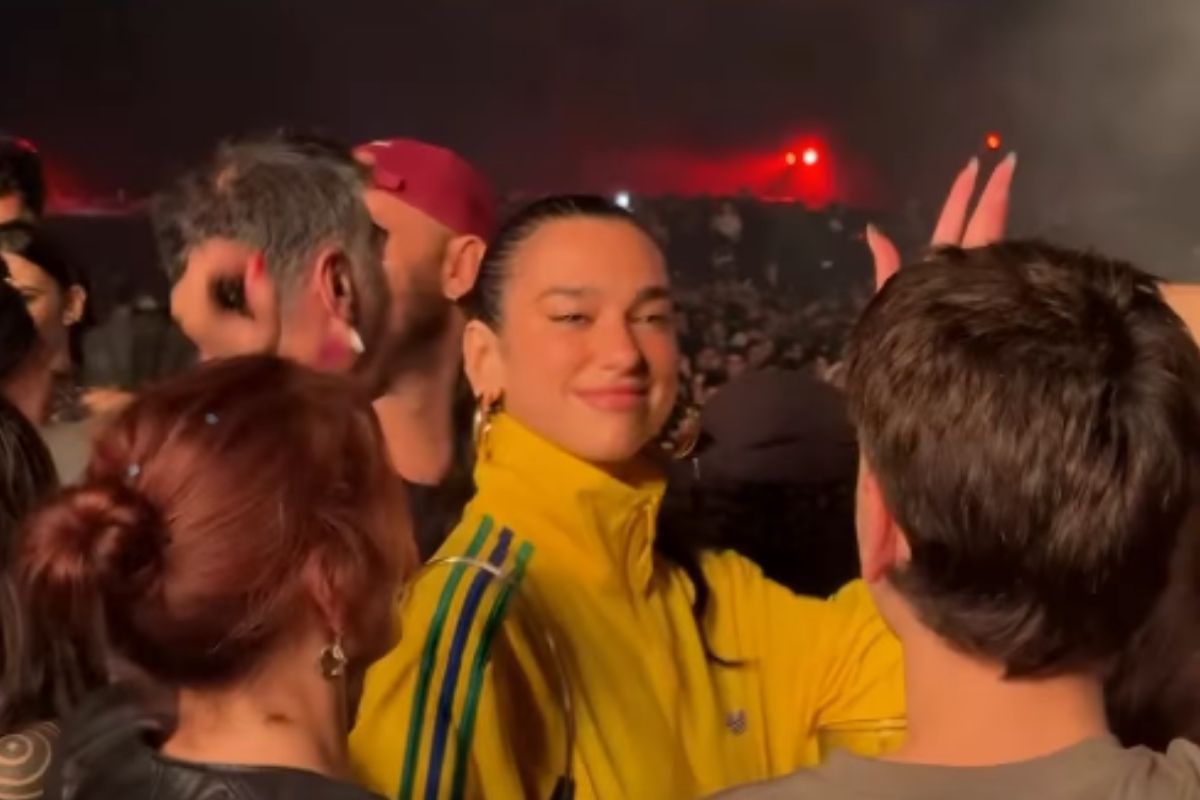Dua Lipa aparece curtindo festa no interior de SP após show lotado