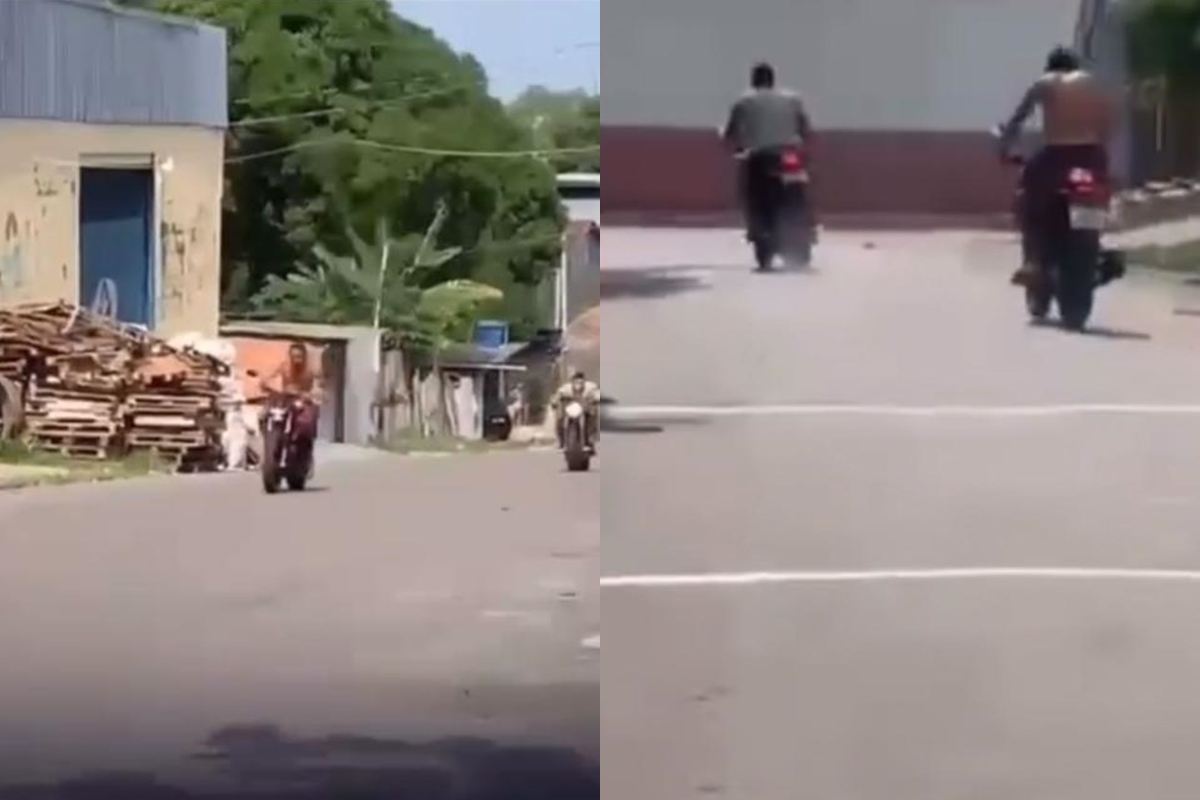 Personal trainer morre após bater em muro durante “racha” de moto